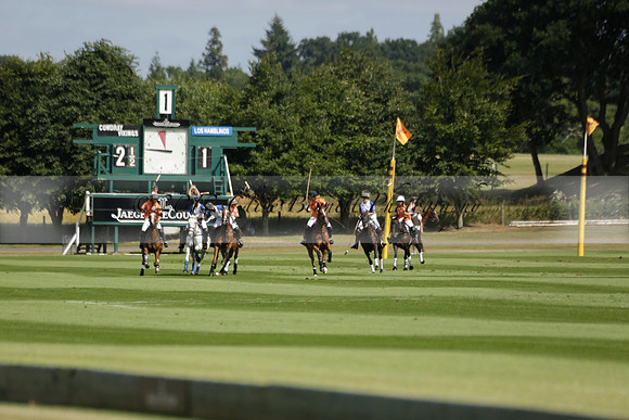 Cowdray Vikings v Los Hamblinos in the Bloom British Ladies Open Championship polo match 2013.07.20