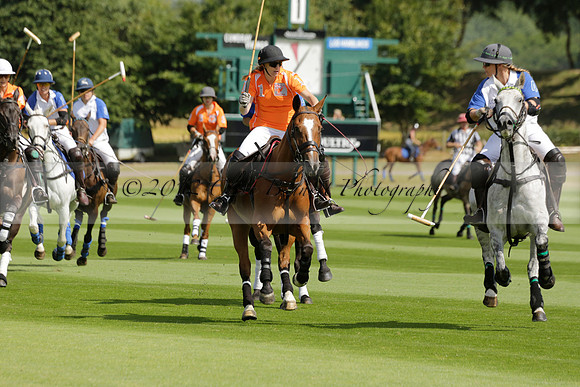 Cowdray Vikings v Los Hamblinos in the Bloom British Ladies Open Championship polo match 2013.07.20