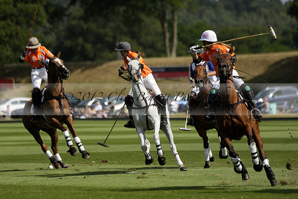 Cowdray Vikings v Los Hamblinos in the Bloom British Ladies Open Championship polo match 2013.07.20