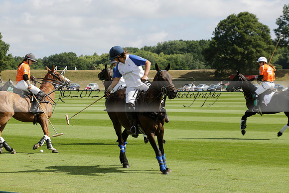 Cowdray Vikings v Los Hamblinos in the Bloom British Ladies Open Championship polo match 2013.07.20