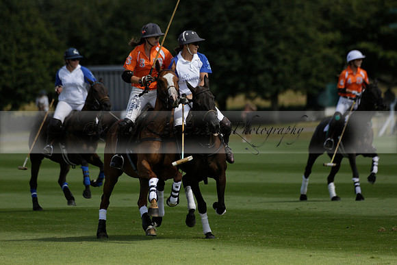 Cowdray Vikings v Los Hamblinos in the Bloom British Ladies Open Championship polo match 2013.07.20