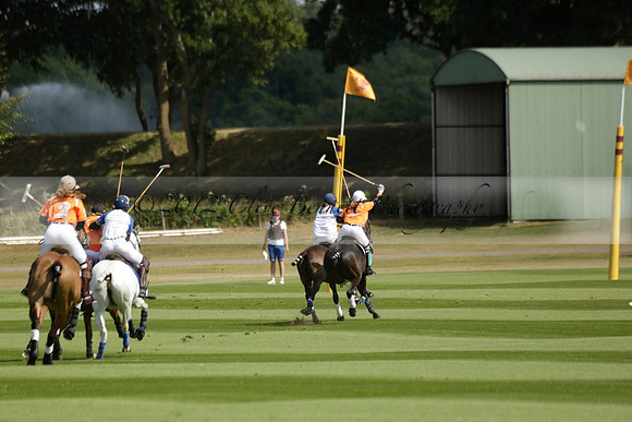 Cowdray Vikings v Los Hamblinos in the Bloom British Ladies Open Championship polo match 2013.07.20
