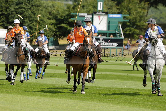 Cowdray Vikings v Los Hamblinos in the Bloom British Ladies Open Championship polo match 2013.07.20