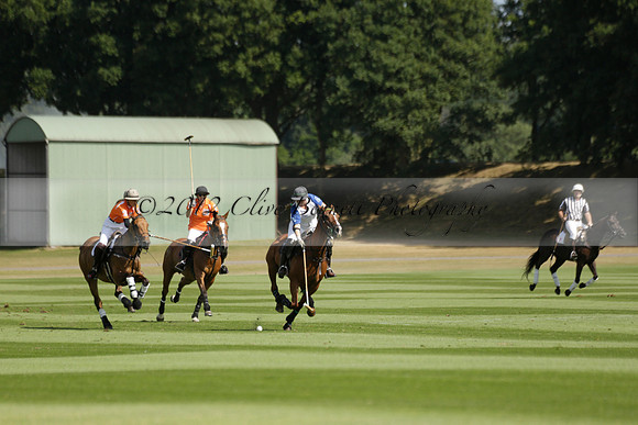 Cowdray Vikings v Los Hamblinos in the Bloom British Ladies Open Championship polo match 2013.07.20