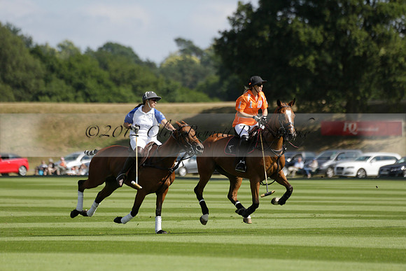Cowdray Vikings v Los Hamblinos in the Bloom British Ladies Open Championship polo match 2013.07.20
