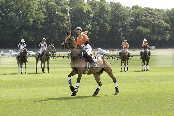 Cowdray Vikings v Los Hamblinos in the Bloom British Ladies Open Championship polo match 2013.07.20