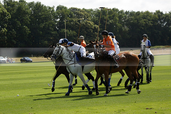 Cowdray Vikings v Los Hamblinos in the Bloom British Ladies Open Championship polo match 2013.07.20