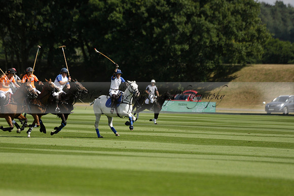 Cowdray Vikings v Los Hamblinos in the Bloom British Ladies Open Championship polo match 2013.07.20