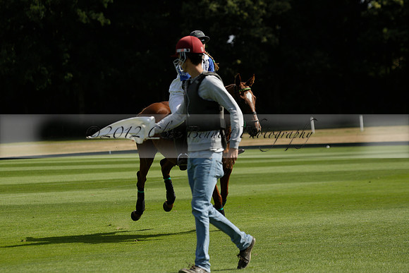Cowdray Vikings v Los Hamblinos in the Bloom British Ladies Open Championship polo match 2013.07.20