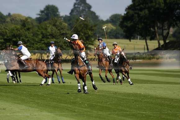 Cowdray Vikings v Los Hamblinos in the Bloom British Ladies Open Championship polo match 2013.07.20