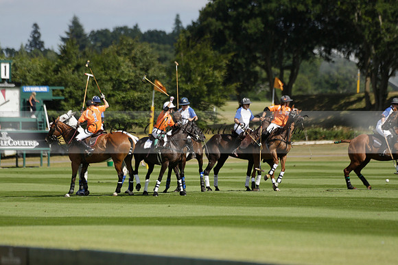 Cowdray Vikings v Los Hamblinos in the Bloom British Ladies Open Championship polo match 2013.07.20