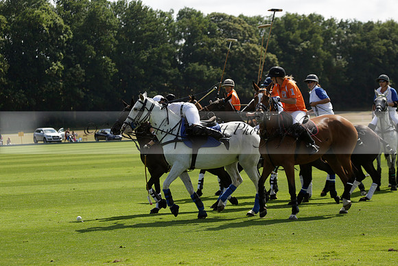 Cowdray Vikings v Los Hamblinos in the Bloom British Ladies Open Championship polo match 2013.07.20