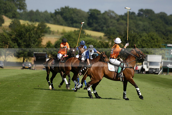 Cowdray Vikings v Los Hamblinos in the Bloom British Ladies Open Championship polo match 2013.07.20