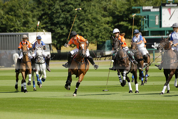 Cowdray Vikings v Los Hamblinos in the Bloom British Ladies Open Championship polo match 2013.07.20