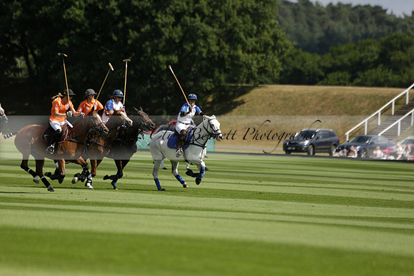 Cowdray Vikings v Los Hamblinos in the Bloom British Ladies Open Championship polo match 2013.07.20