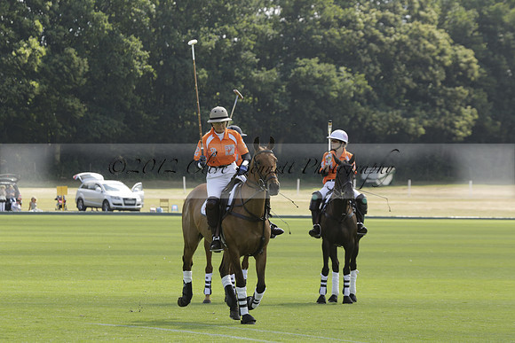 Cowdray Vikings v Los Hamblinos in the Bloom British Ladies Open Championship polo match 2013.07.20