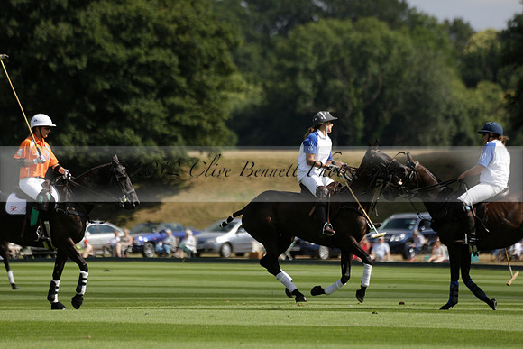 Cowdray Vikings v Los Hamblinos in the Bloom British Ladies Open Championship polo match 2013.07.20