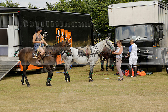 Cowdray Vikings v Los Hamblinos in the Bloom British Ladies Open Championship polo match 2013.07.20