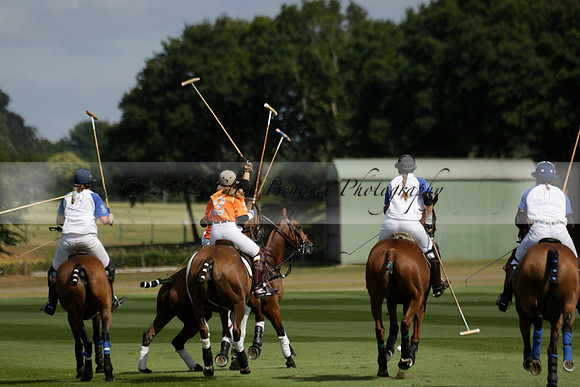 Cowdray Vikings v Los Hamblinos in the Bloom British Ladies Open Championship polo match 2013.07.20