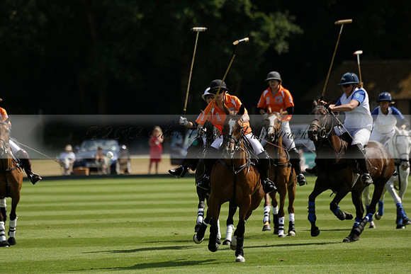 Cowdray Vikings v Los Hamblinos in the Bloom British Ladies Open Championship polo match 2013.07.20
