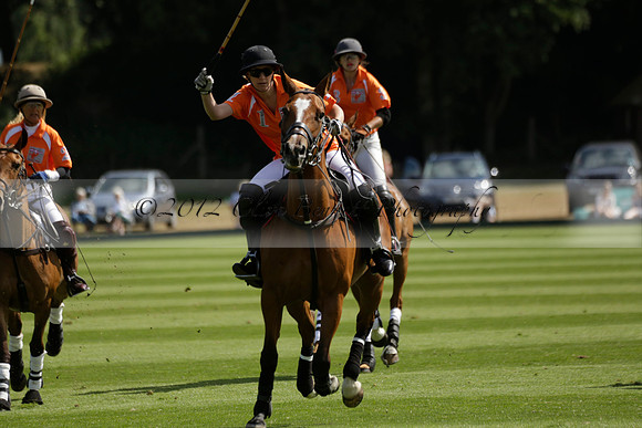 Cowdray Vikings v Los Hamblinos in the Bloom British Ladies Open Championship polo match 2013.07.20
