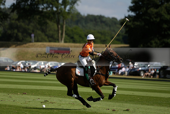 Cowdray Vikings v Los Hamblinos in the Bloom British Ladies Open Championship polo match 2013.07.20