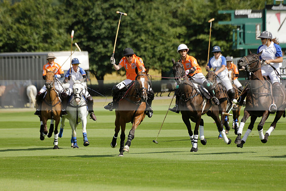 Cowdray Vikings v Los Hamblinos in the Bloom British Ladies Open Championship polo match 2013.07.20