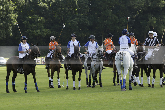 Cowdray Vikings v Los Hamblinos in the Bloom British Ladies Open Championship polo match 2013.07.20