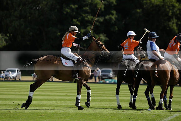 Cowdray Vikings v Los Hamblinos in the Bloom British Ladies Open Championship polo match 2013.07.20