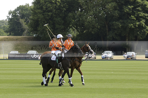 Cowdray Vikings v Los Hamblinos in the Bloom British Ladies Open Championship polo match 2013.07.20