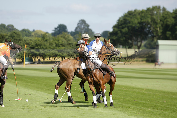 Cowdray Vikings v Los Hamblinos in the Bloom British Ladies Open Championship polo match 2013.07.20