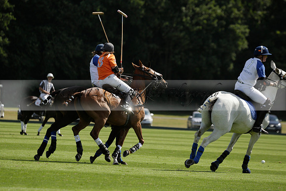 Cowdray Vikings v Los Hamblinos in the Bloom British Ladies Open Championship polo match 2013.07.20