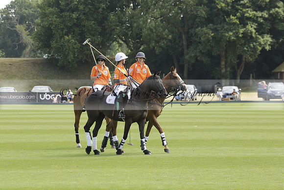 Cowdray Vikings v Los Hamblinos in the Bloom British Ladies Open Championship polo match 2013.07.20