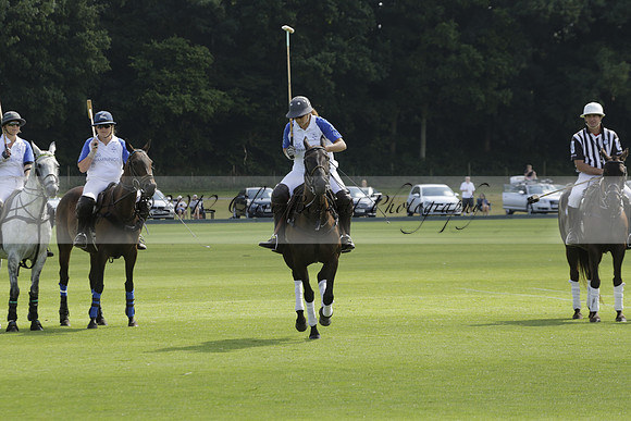 Cowdray Vikings v Los Hamblinos in the Bloom British Ladies Open Championship polo match 2013.07.20