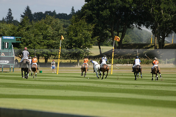Cowdray Vikings v Los Hamblinos in the Bloom British Ladies Open Championship polo match 2013.07.20