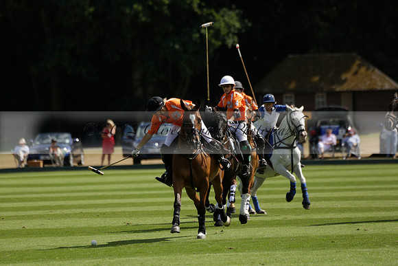 Cowdray Vikings v Los Hamblinos in the Bloom British Ladies Open Championship polo match 2013.07.20