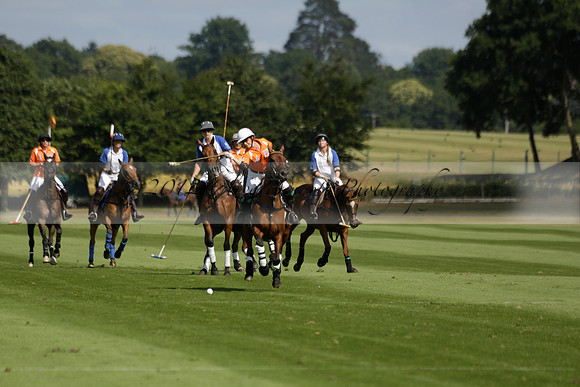 Cowdray Vikings v Los Hamblinos in the Bloom British Ladies Open Championship polo match 2013.07.20
