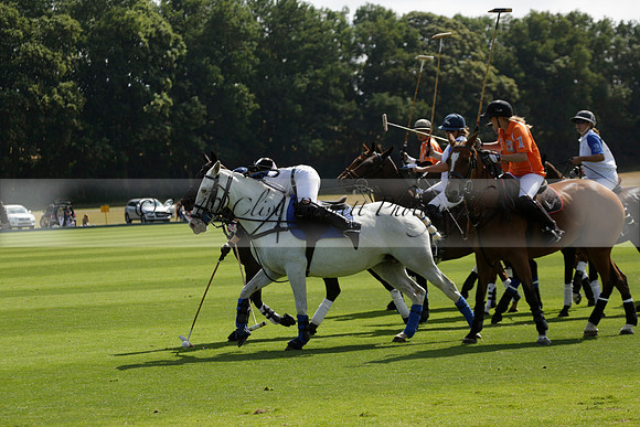Cowdray Vikings v Los Hamblinos in the Bloom British Ladies Open Championship polo match 2013.07.20