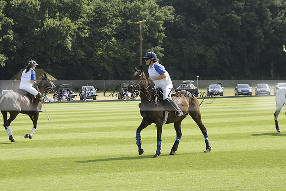 Cowdray Vikings v Los Hamblinos in the Bloom British Ladies Open Championship polo match 2013.07.20