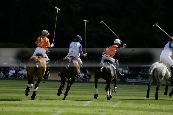 Cowdray Vikings v Los Hamblinos in the Bloom British Ladies Open Championship polo match 2013.07.20