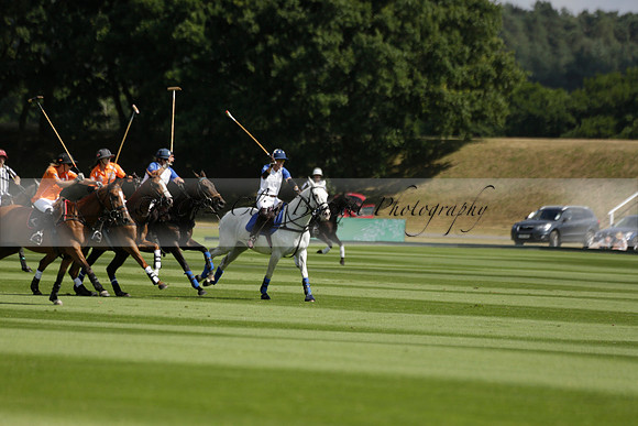 Cowdray Vikings v Los Hamblinos in the Bloom British Ladies Open Championship polo match 2013.07.20