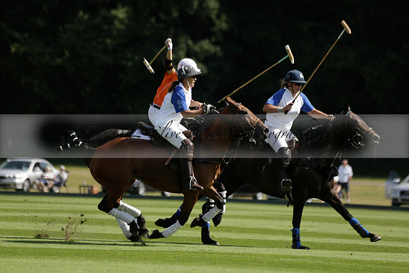 Cowdray Vikings v Los Hamblinos in the Bloom British Ladies Open Championship polo match 2013.07.20