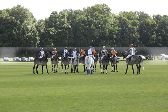Cowdray Vikings v Los Hamblinos in the Bloom British Ladies Open Championship polo match 2013.07.20