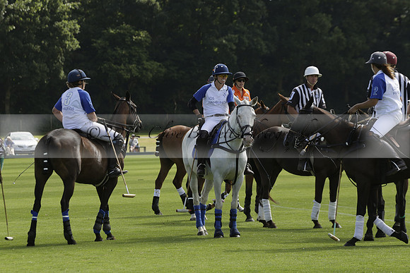 Cowdray Vikings v Los Hamblinos in the Bloom British Ladies Open Championship polo match 2013.07.20