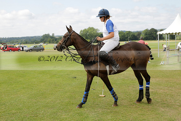 Cowdray Vikings v Los Hamblinos in the Bloom British Ladies Open Championship polo match 2013.07.20