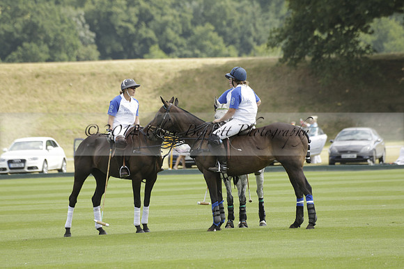Cowdray Vikings v Los Hamblinos in the Bloom British Ladies Open Championship polo match 2013.07.20
