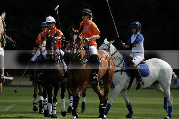 Cowdray Vikings v Los Hamblinos in the Bloom British Ladies Open Championship polo match 2013.07.20