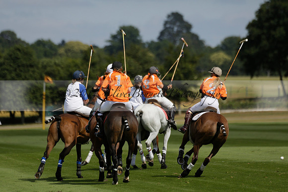 Cowdray Vikings v Los Hamblinos in the Bloom British Ladies Open Championship polo match 2013.07.20