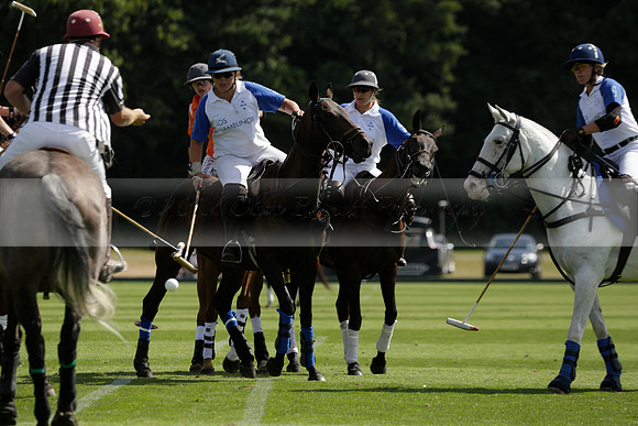 Cowdray Vikings v Los Hamblinos in the Bloom British Ladies Open Championship polo match 2013.07.20