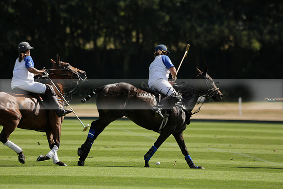 Cowdray Vikings v Los Hamblinos in the Bloom British Ladies Open Championship polo match 2013.07.20
